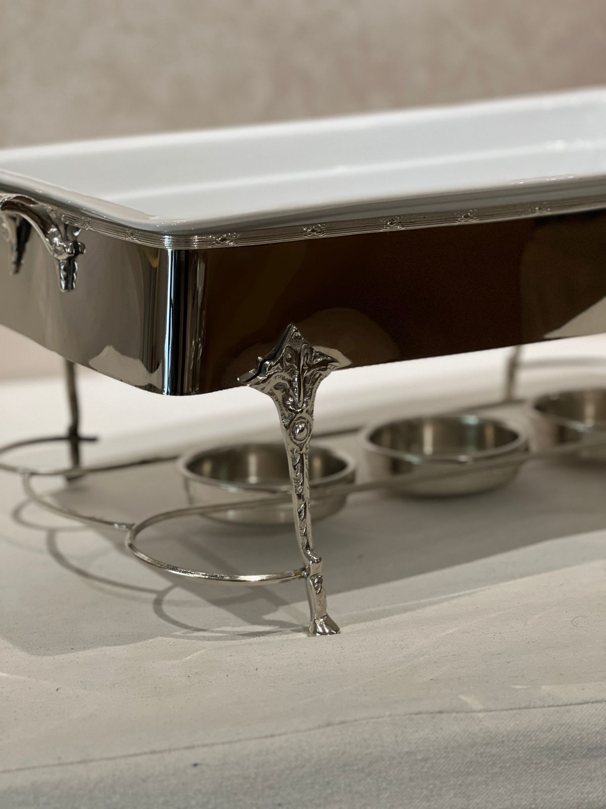 Chafing Dish Rectangle Porcelain