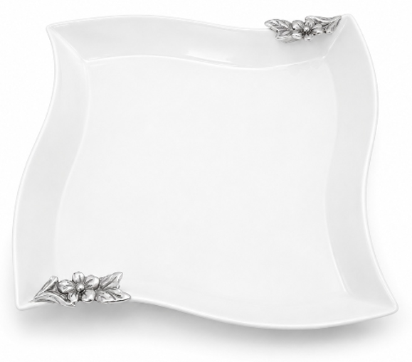 Flora Square Porcelain