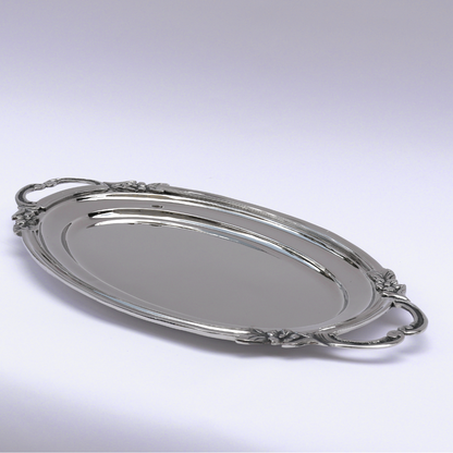 Oval Service With Hands - Simple Royal