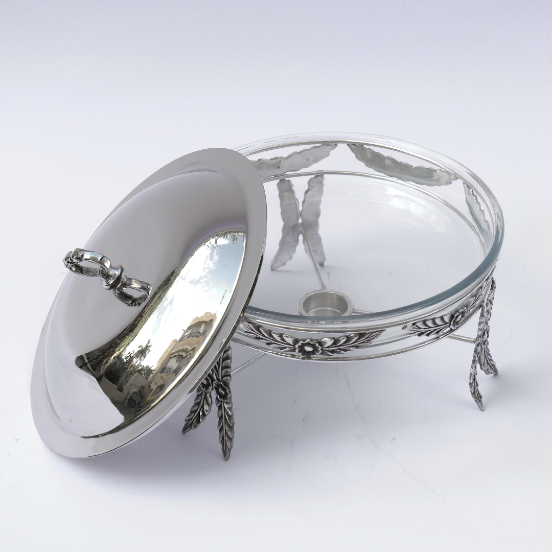 Round Chafing Dish - Flora Model