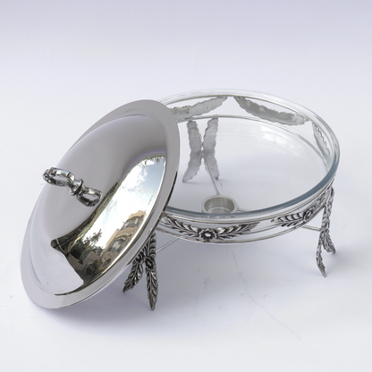 Round Chafing Dish - Flora Model