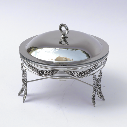 Round Chafing Dish - Flora Model
