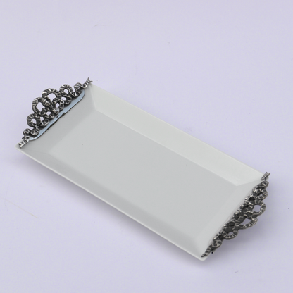 Rectangular With Removable Clips Porcelain