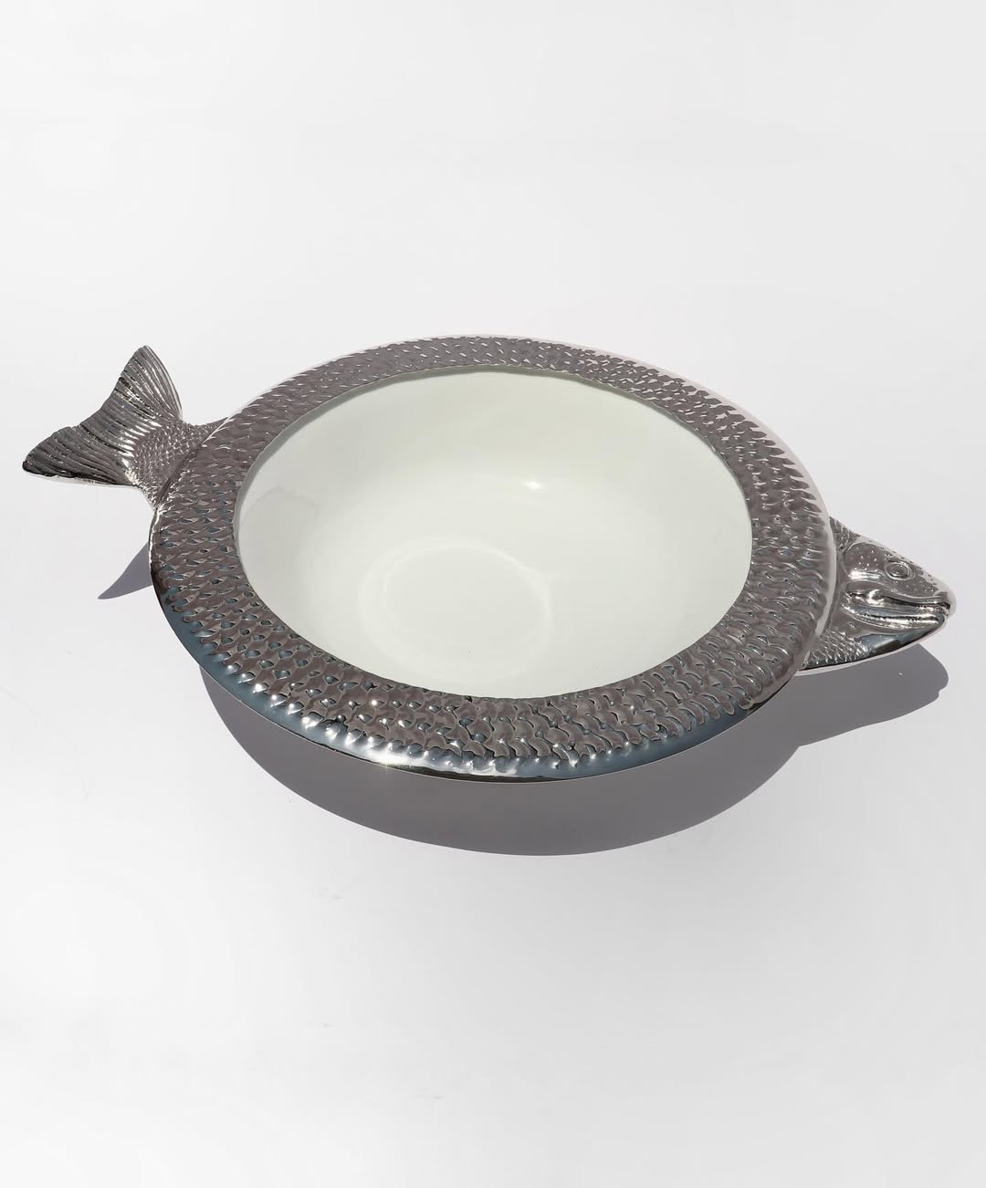 Round Fish Scale Porcelain