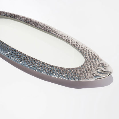Oval Fish Scale Porcelain