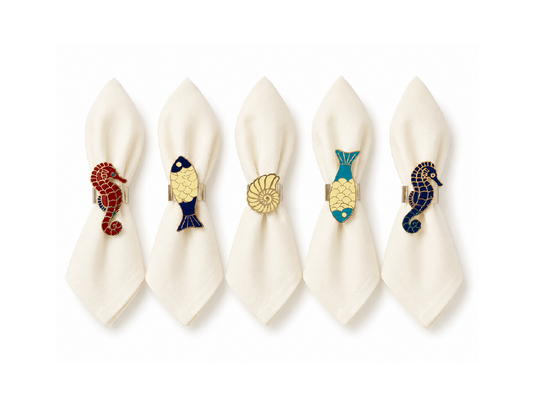 New Napkin Rings - Rivage Summer Collection