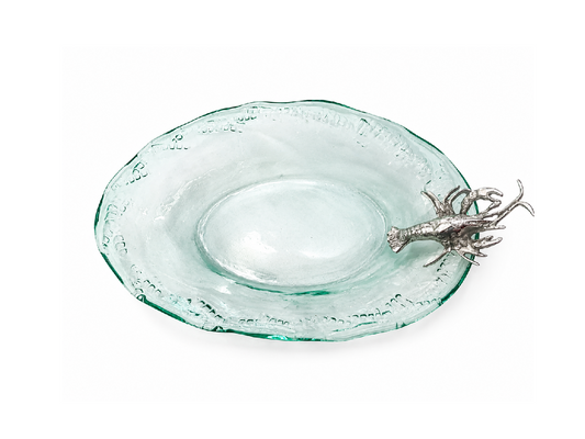 Transparent Oval Glass Bowl - Summer Shapes - Size 40