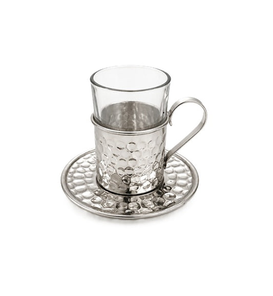 Hammered Tea Glass