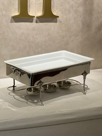 Chafing Dish Rectangle Porcelain