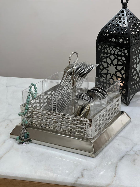 Square Fork and spoon holder