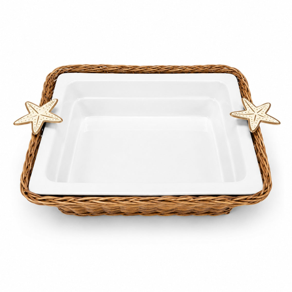 For the Rectangle Lovers - Set of 5 Elegant Rivage Pieces - Porcelain Bamboo