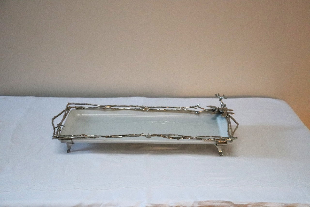 Rectangle Deer Porcelain