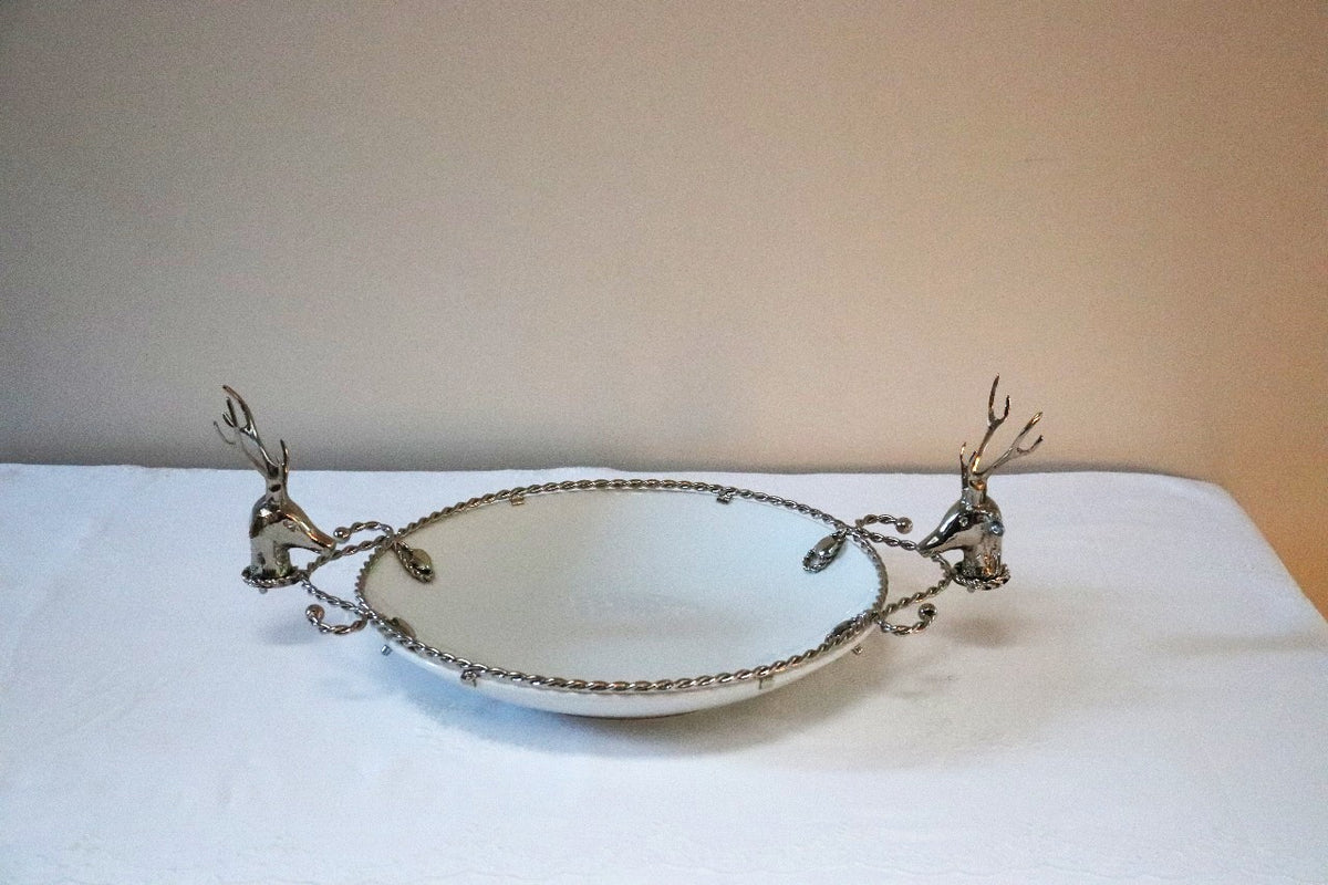 Deep Round Deer Porcelain Twisted