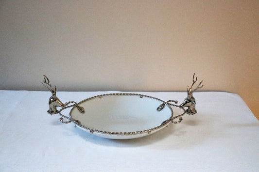 Deep Round Deer Porcelain Twisted