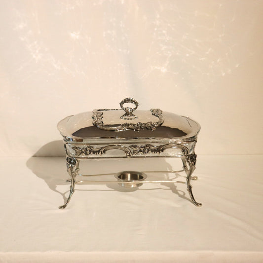 Pyrex Chafing Dish With Cover - Elevated Royal Model