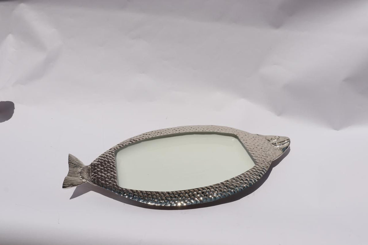 Oval Fish Scale Porcelain