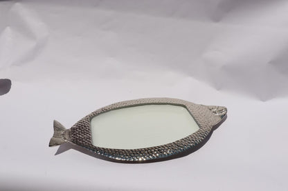 Oval Fish Scale Porcelain