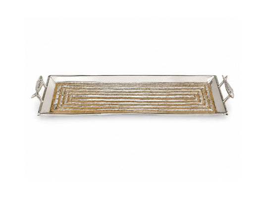Rectangle Linear Service Fish Hands