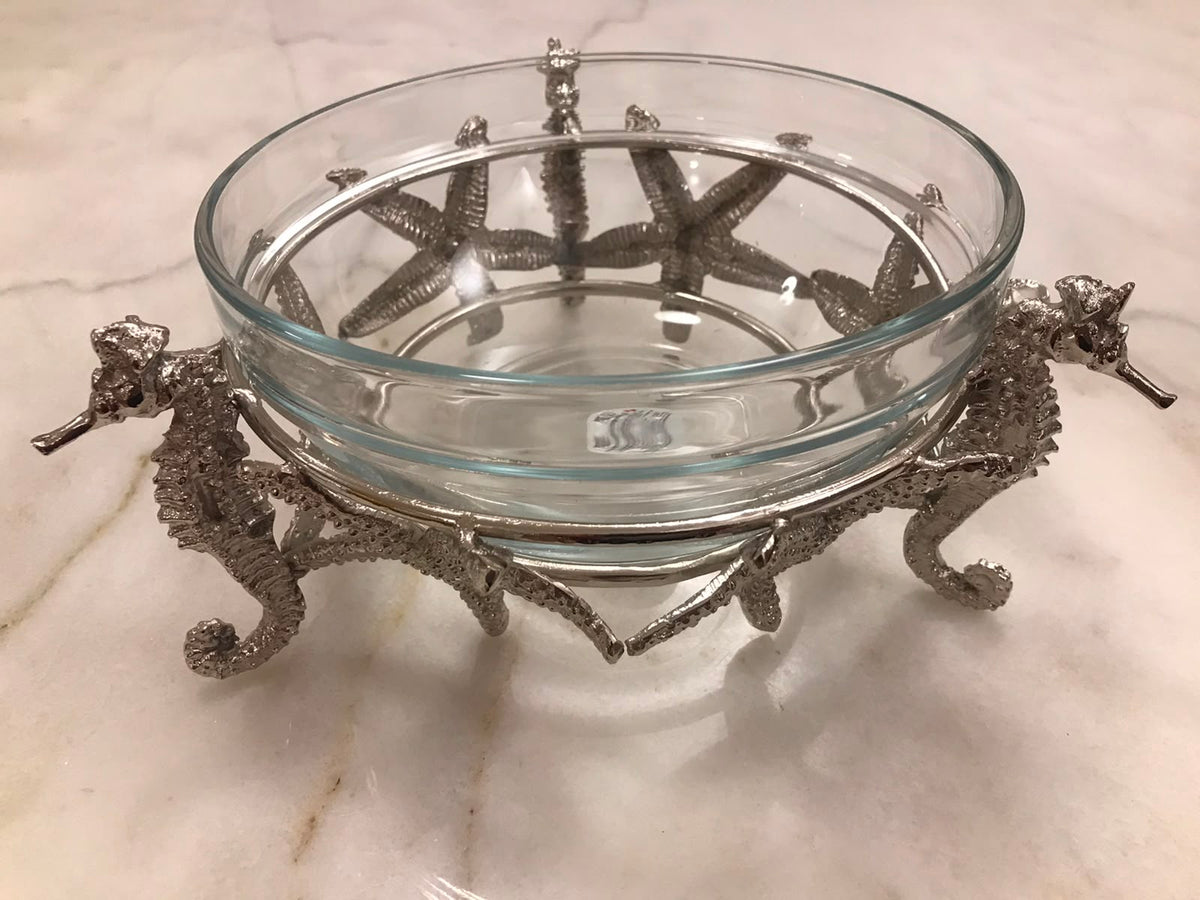Deep Glass Bowl Summer Shapes